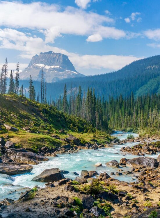 time-lapse photography of river